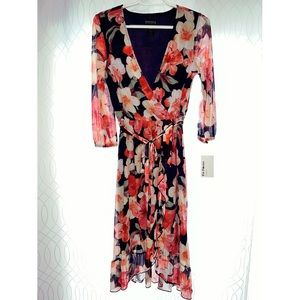 Enfocus studio floral midi dress size 6